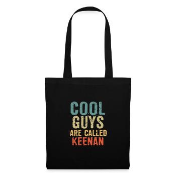 Les gars cool s’appellent Keenan - Sac en tissu - noir - Devant