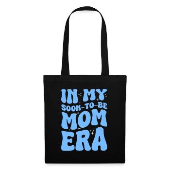 Maman Enceinte Grossesse Garçon - Sac en tissu - noir - Devant
