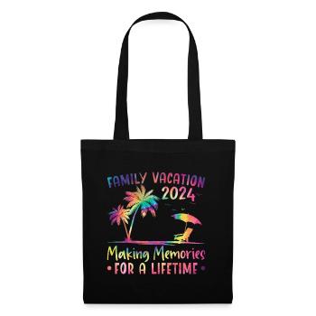 Family Vacation Creating Memories - Tote Bag - black - Front