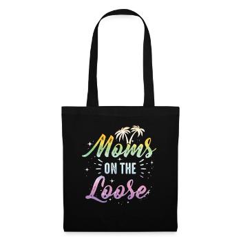 Mamans Sur Le Voyage Des Copines En Liberté - Sac en tissu - noir - Devant