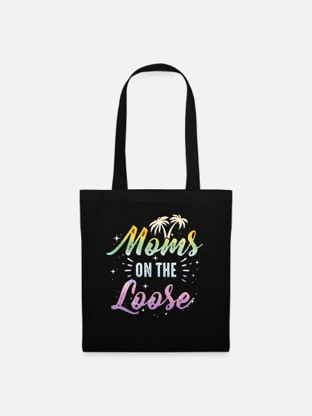 Moms On The Loose Freundinnen Reise - Stoffbeutel - Schwarz