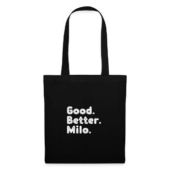 Good better Milo - Stoffbeutel - Schwarz - Vorne