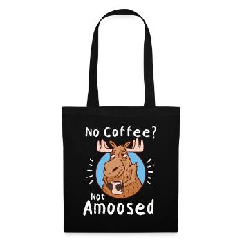 No Coffee Not Amoosed Moose - Tote Bag - black - Front