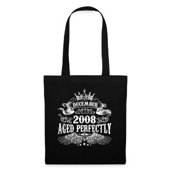 December 2008 Anniversary 2008 December - Tote Bag - black - Front