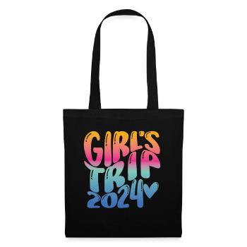 Week-end Filles Femmes Voyage Filles 2024 - Sac en tissu - noir - Devant