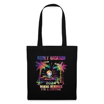 Family holidays 2024 make memories - Tote Bag - black - Front
