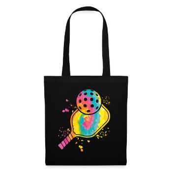Équipe de pickleball du club Wiffleball - Sac en tissu - noir - Devant