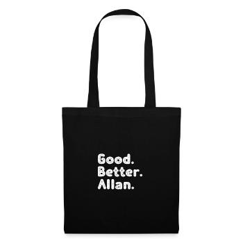 Les gars cool s’appellent Allan - Sac en tissu - noir - Devant