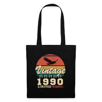 1990's Vintage Original 1990's Birthday Gift - Tote Bag - black - Front