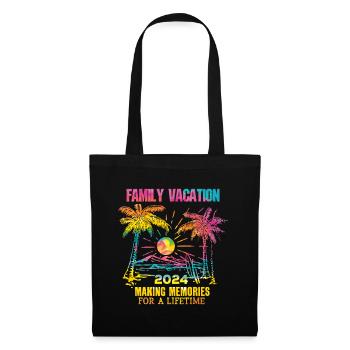 Family holidays 2024 make memories - Tote Bag - black - Front