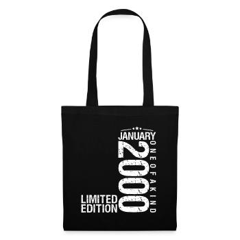 January 2000 January Anniversary January 2000 - Tote Bag - black - Front