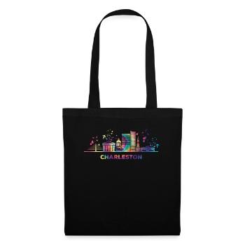 Ligne d’horizon de Charleston - Sac en tissu - noir - Devant