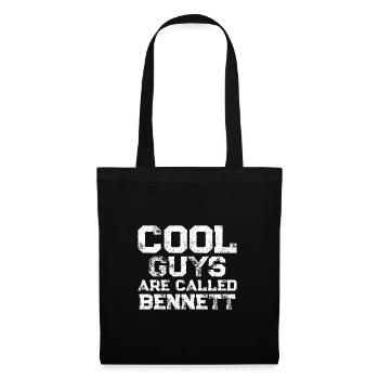 Cool guys are called Bennett - Tote Bag - black - Front
