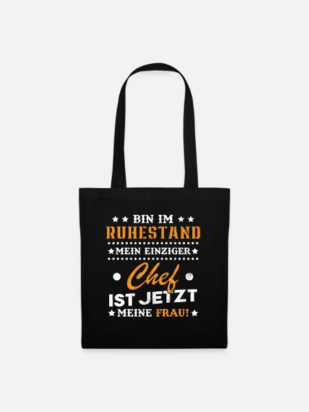 Ich bin im Ruhestand Rentner 2024 2025 2026 - Stoffbeutel - Schwarz