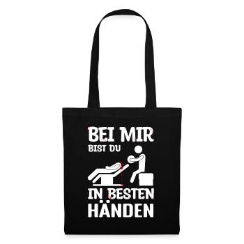 Physiotherapist Physiotherapy Chiropractor - Tote Bag - black - Front