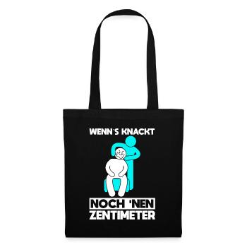 Physiotherapeuten Lustig Physiotherapie Humor - Stoffbeutel - Schwarz - Vorne