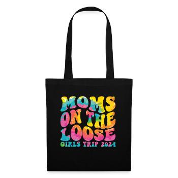 Moms On The Loose Girls Trip - Stoffbeutel - Schwarz - Vorne