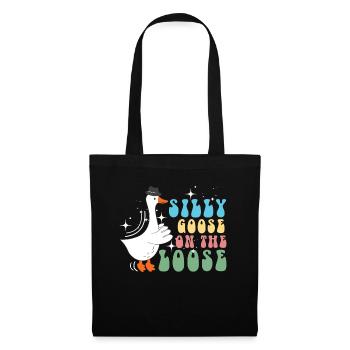 The stupid goose on the loose - Tote Bag - black - Front