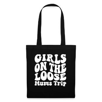 Girls On The Loose Mums Trip 2024 - Stoffbeutel - Schwarz - Vorne