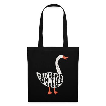 The stupid goose on the loose - Tote Bag - black - Front