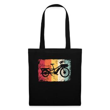Lastenfahrrad Lastenrad Vélo Cargo Cargobike - Sac en tissu - noir - Devant