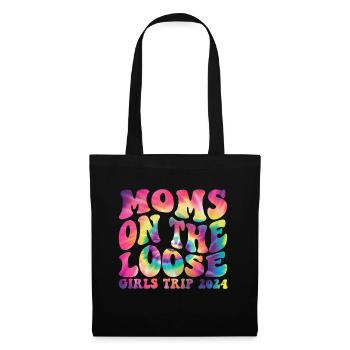 Moms On The Loose Girls Trip - Stoffbeutel - Schwarz - Vorne