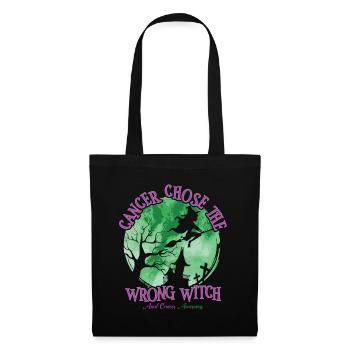 Cancer Witch Green Violet Anal Cancer - Tote Bag - black - Front