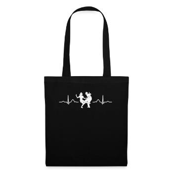 Dancing Heartbeat Swing 60s Boogie Woogie - Tote Bag - black - Front