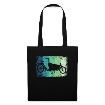 Lastenfahrrad Lastenrad Vélo Cargo Cargobike - Sac en tissu - noir - Devant