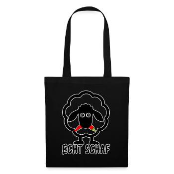 Real Sheep North German Lamb Sheep Shepherd - Tote Bag - black - Front