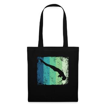 Diving, Artistic Jumping, Synchronized Diving - Tote Bag - black - Front