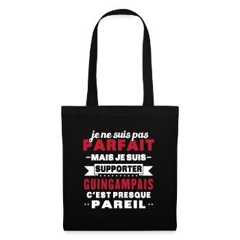 Pas parfaite mais je suis supporter Guingampais - Sac en tissu - noir - Devant