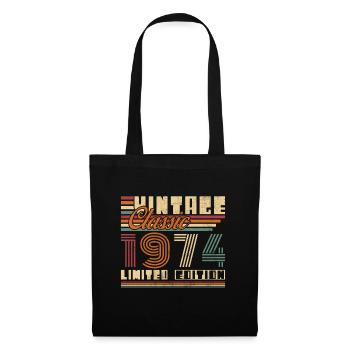 1974 Vintage Vintage Birthday Gift - Tote Bag - black - Front