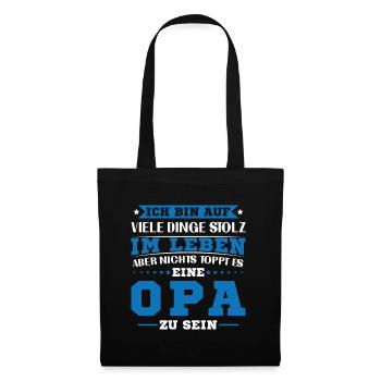 Nothing beats being a grandpa - Tote Bag - black - Front