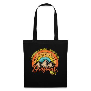 March 1975 March Birthday 1975 March Original - Tote Bag - black - Front