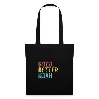 Good better Noah - Stoffbeutel - Schwarz - Vorne
