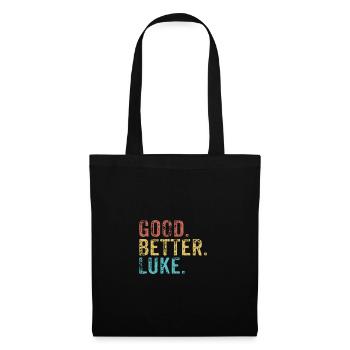 Good better Luke - Stoffbeutel - Schwarz - Vorne