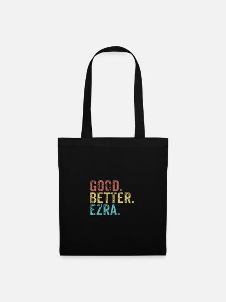 Good better Ezra - Stoffbeutel - Schwarz