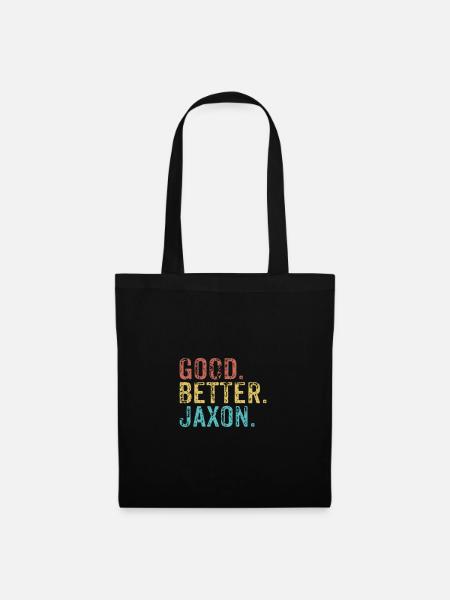 Good better Jaxon - Stoffbeutel - Schwarz