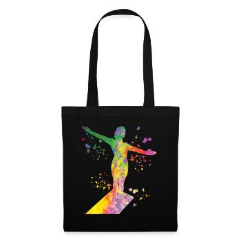 Diving, Artistic Jumping, Synchronized Diving - Tote Bag - black - Front
