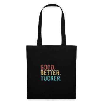 Good better Tucker - Stoffbeutel - Schwarz - Vorne