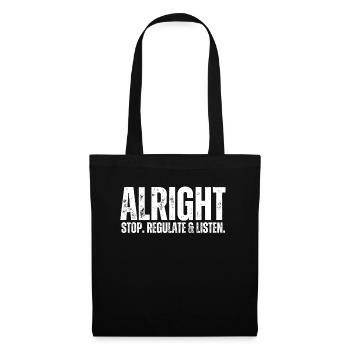 Stop Regulating and Listening Teacher - Tote Bag - black - Front