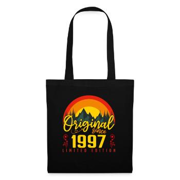 Geburtstag 1997 Geburtstag Jahrgang 1997 Geschenk - Stoffbeutel - Schwarz - Vorne