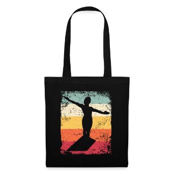 Diving, Artistic Jumping, Synchronized Diving - Tote Bag - black - Front
