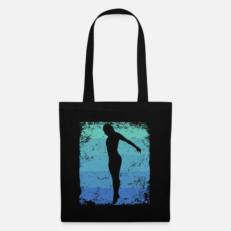 Diving, Artistic Jumping, Synchronized Diving - Tote Bag - black