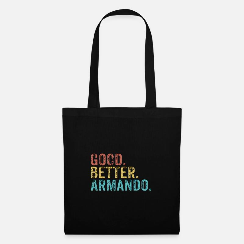 Good better Armando - Stoffbeutel - Schwarz