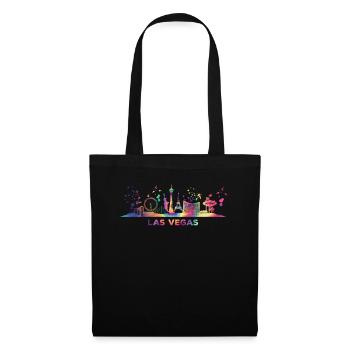 Las Vegans Skyline Cityscape Las Vegas - Tote Bag - black - Front