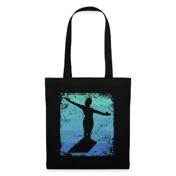 Synchronized Water Diver High Diver - Tote Bag - black - Front