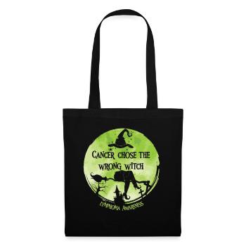 Sensibilisation au lymphome du tilleul de sorcière cancéreuse - Sac en tissu - noir - Devant