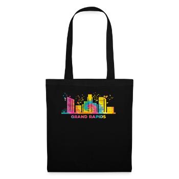 Grand Rapidian Skyline Grand Rapids - Tote Bag - black - Front